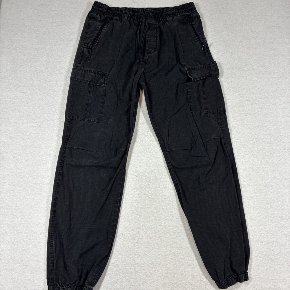 Vintage Carhartt Black Ripstop Cargo Jogger Pants Men Size Medium Streetwear